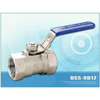 
1-PC BALL VALVE, SCREWED ENDS, INVESTMENT CASTING