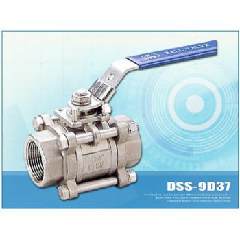 3-PC BALL VALVE, THREAD ENDS, FULL PORT