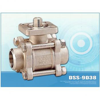 3-PC BALL VALVE, THREAD ENDS, FULL PORT